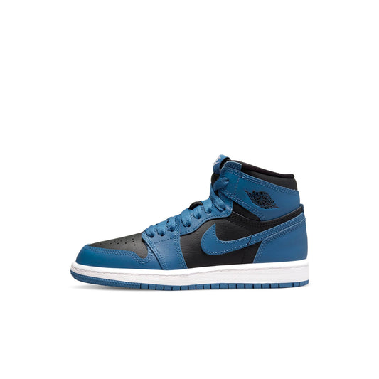 Air Jordan Preschool Retro 1 High Og Ps 'Dark Marine Blue' Sneakers