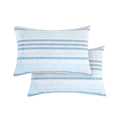 Elegant Comfort Floral and Stripe Pattern Pillowcases