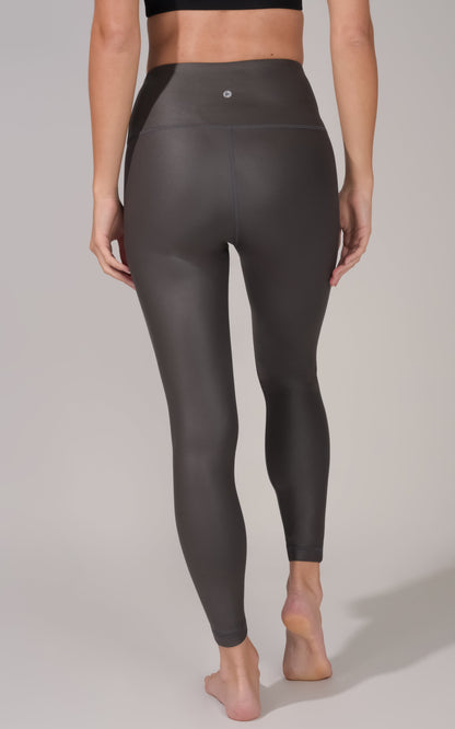 90 Degree by Reflex Interlink Faux Leather High Waist Cire 7/8 Ankle