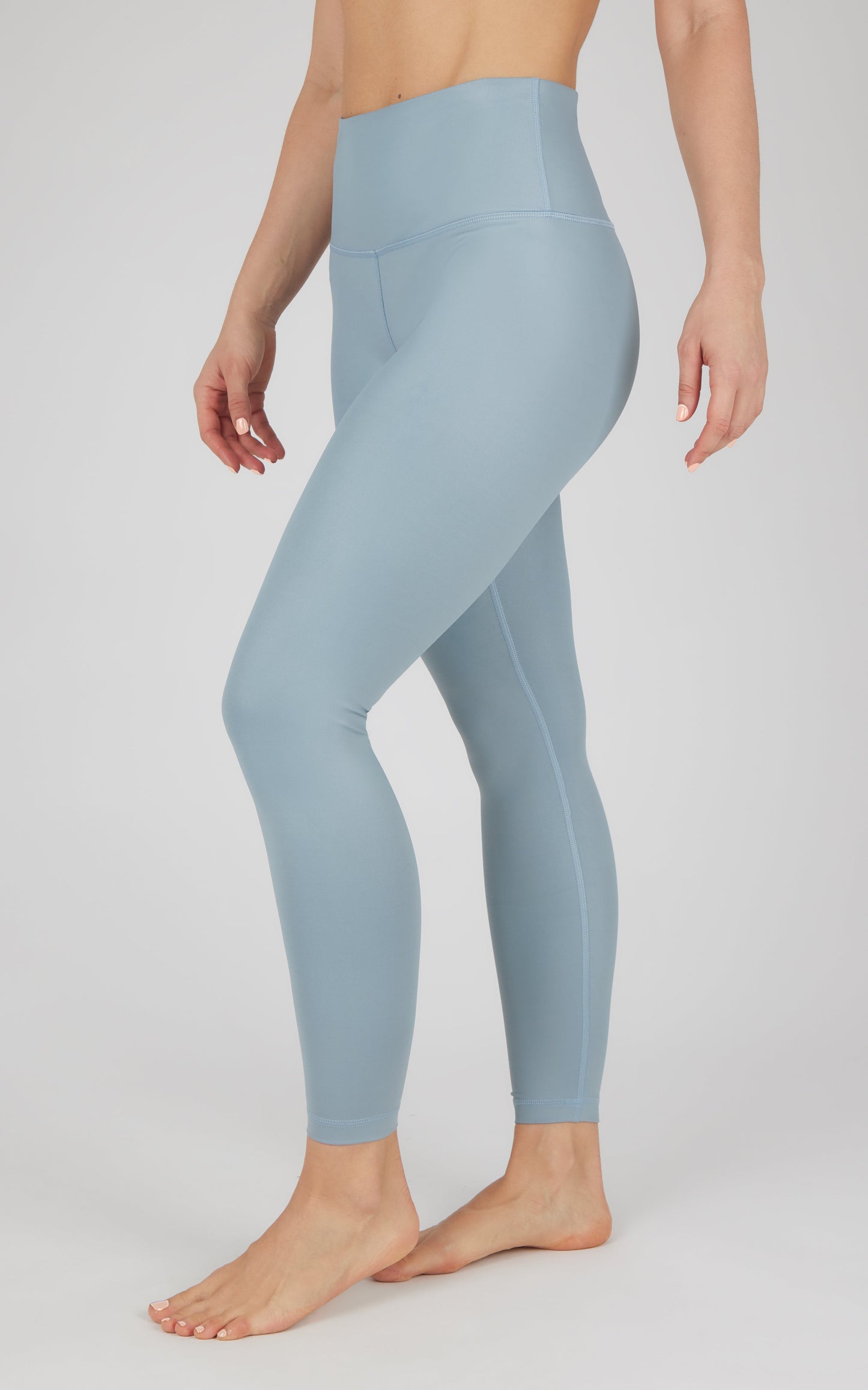 90 Degree by Reflex Interlink Faux Leather High Waist Cire 7/8 Ankle