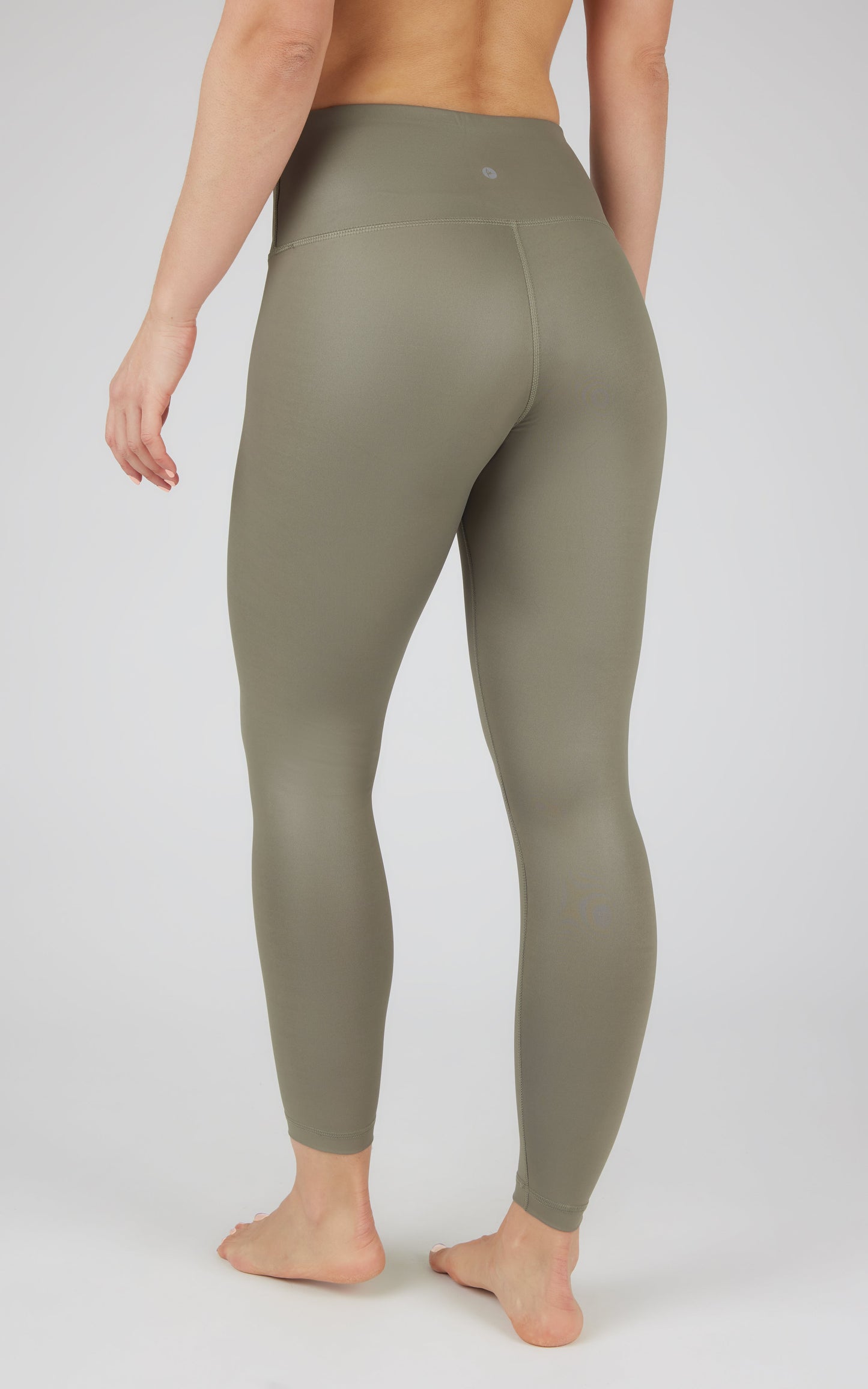 90 Degree by Reflex Interlink Faux Leather High Waist Cire 7/8 Ankle