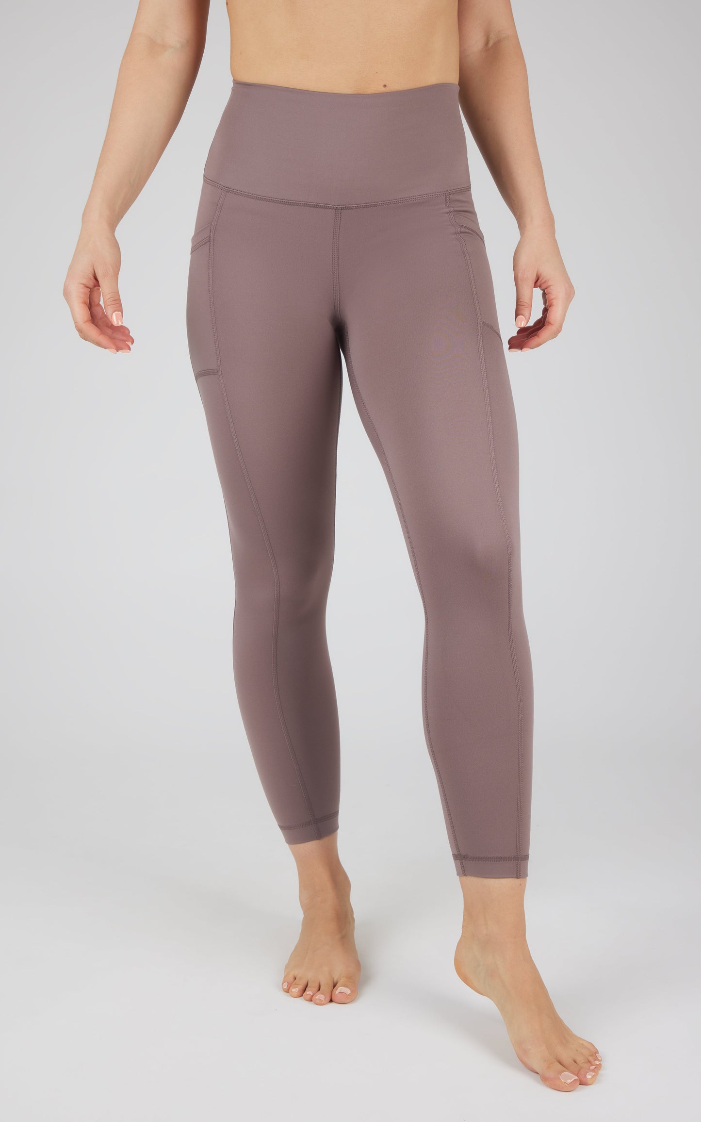 90 Degree by Reflex Lux Elastic Free High Waist Side Pocket 7/8 Ankle