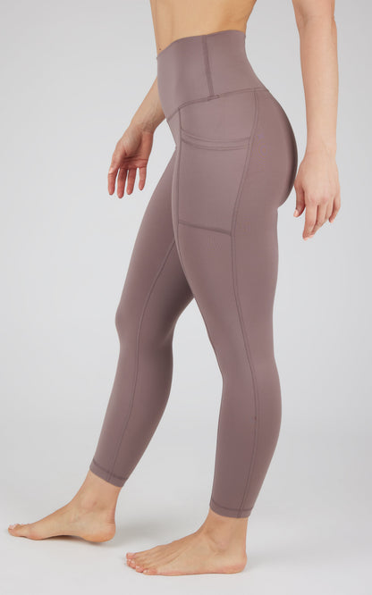 90 Degree by Reflex Lux Elastic Free High Waist Side Pocket 7/8 Ankle