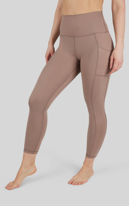 90 Degree by Reflex Lux Elastic Free High Waist Side Pocket 7/8 Ankle