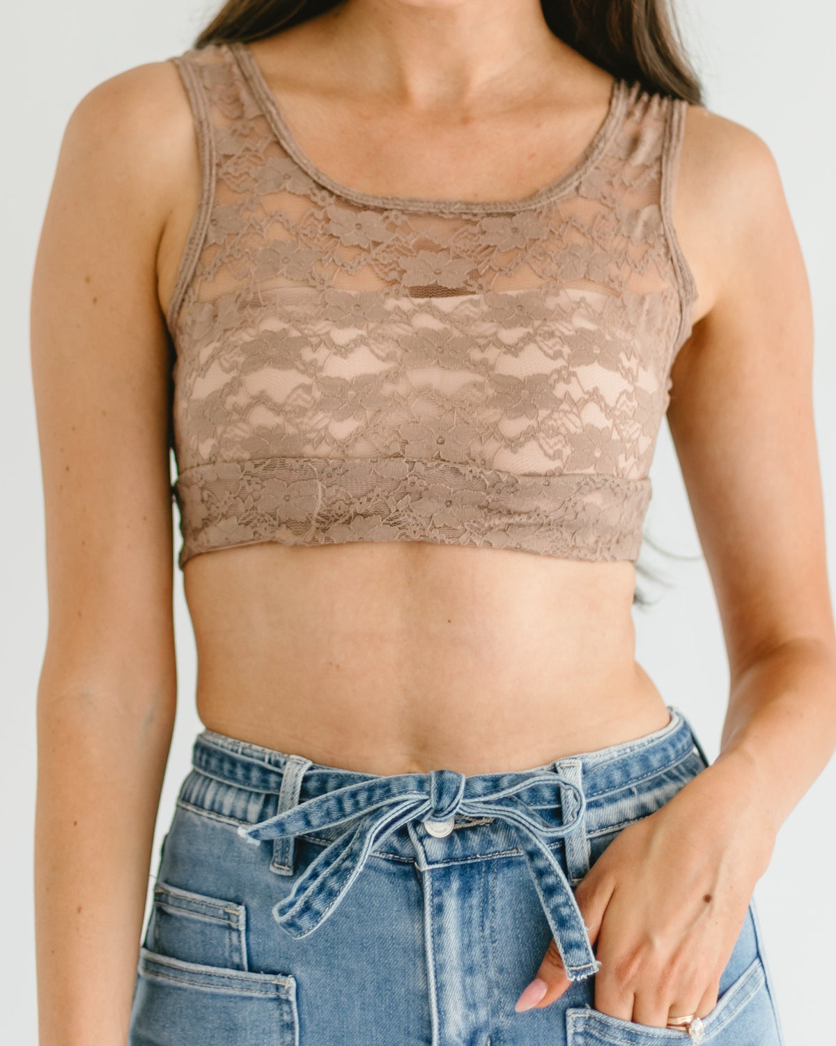 Full Lace Tank Halftee