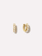 Ashley Pearl Huggie Hoops