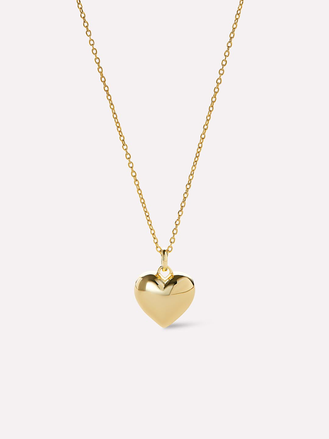 Lev Small Gold Heart Necklace