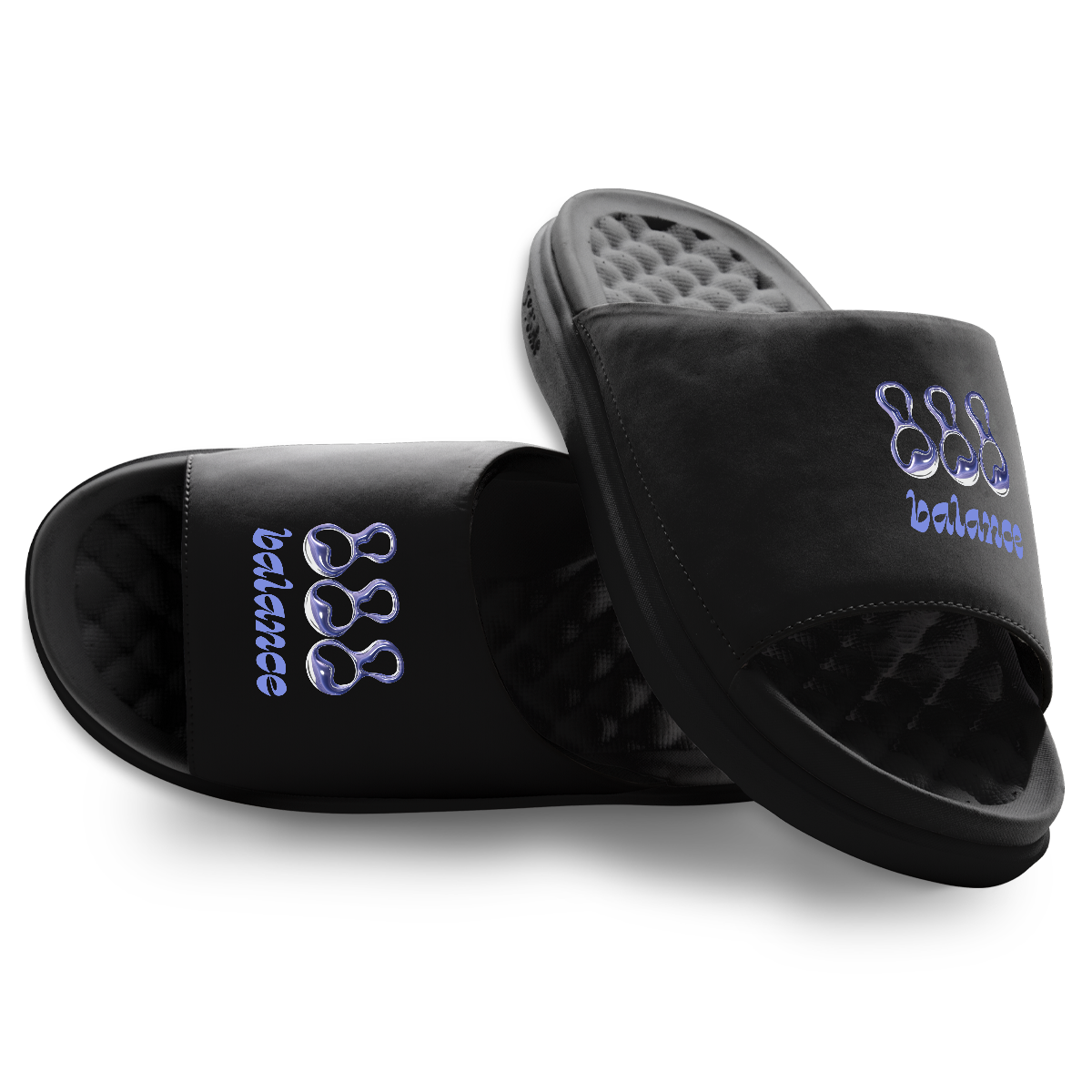 888 Angel Number Motive Slide Sandals