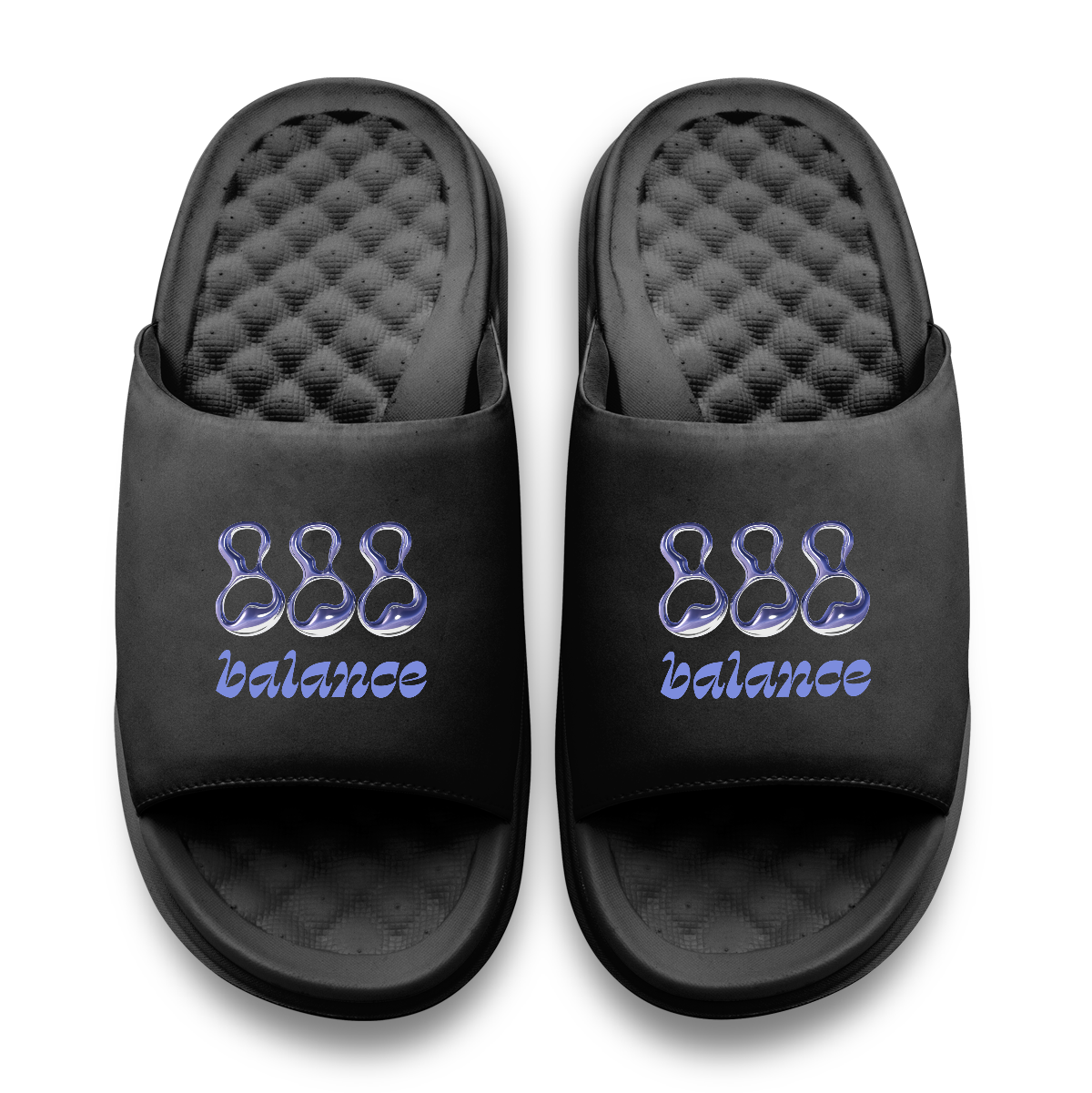 888 Angel Number Motive Slide Sandals