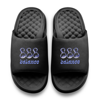 888 Angel Number Motive Slide Sandals