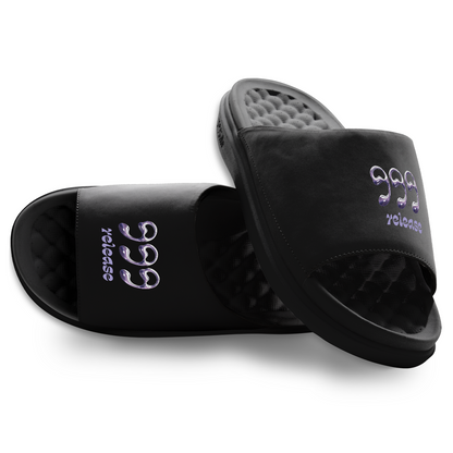999 Angel Number Motive Slide Sandals