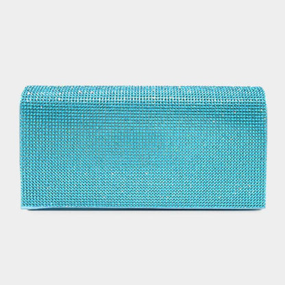 Bling Solid Evening Clutch Crossbody Bag
