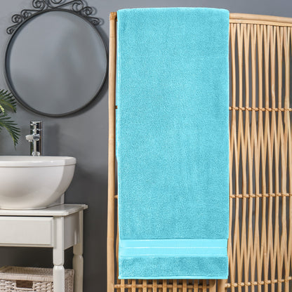 Elegant Comfort 1-Piece Premium Turkish Cotton Three Line Popcorn Oversized Bath Sheet Towel 40 x 80 Inch
