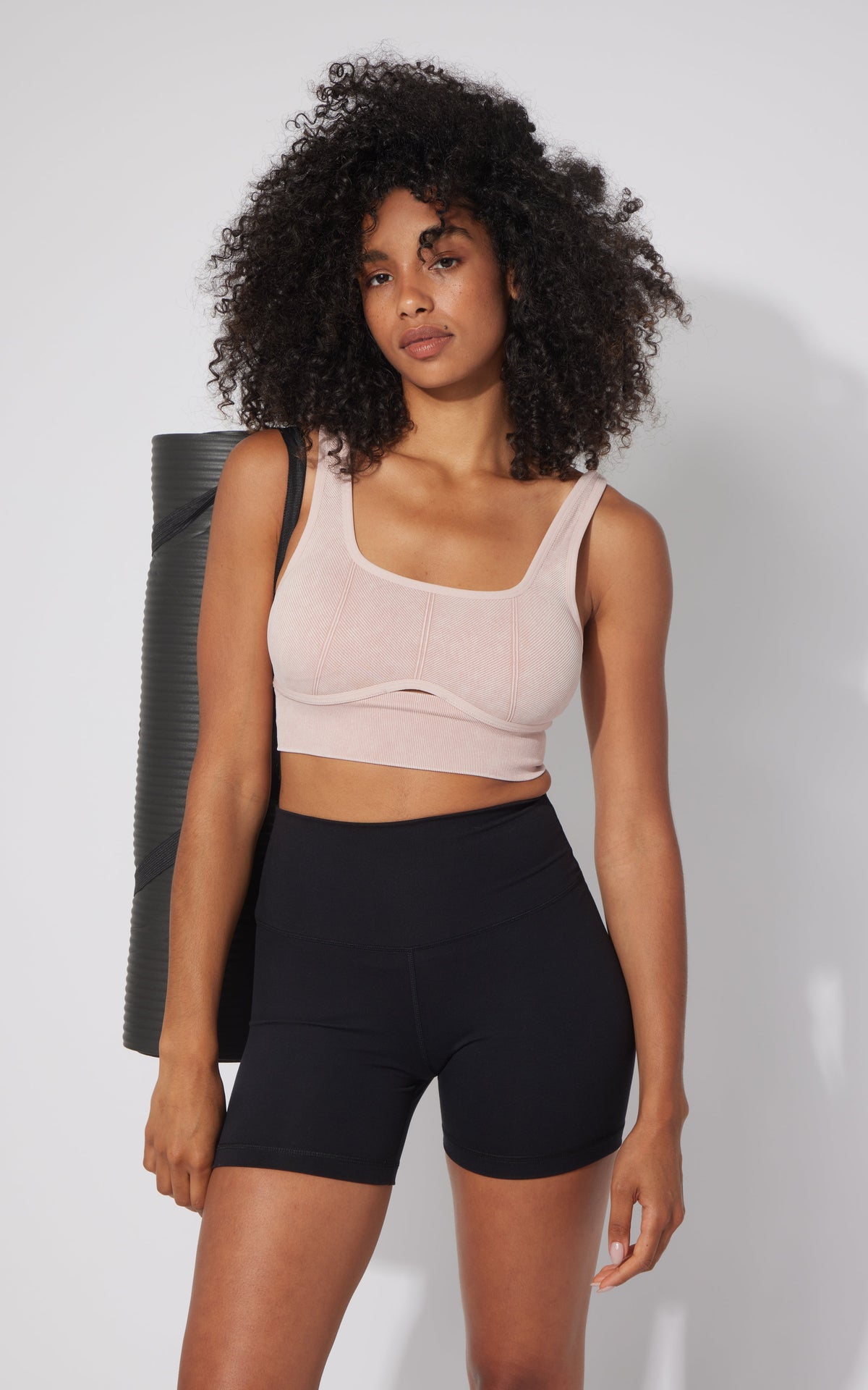 90 Degree by Reflex 2 PK Stonewash Ribbed Seamless Bra