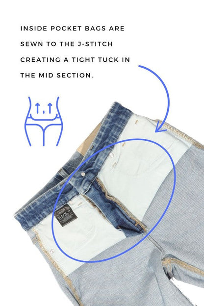 Francesca Tummy Control High Rise Straight Jeans