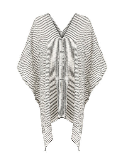 Ava Kimono - Black Stripes