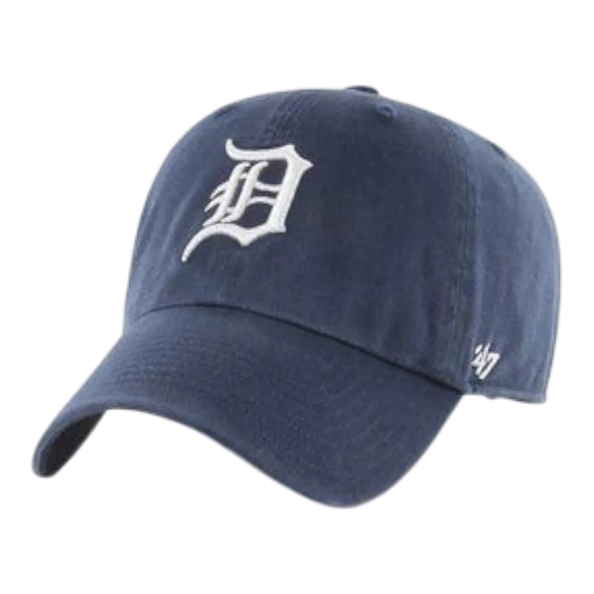 47 Brand Clean Up Detroit Tigers Strapback Hat — Navy Adjustable Cap