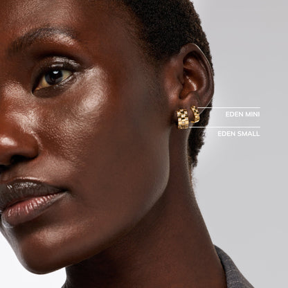 Eden Small Hoop Earrings