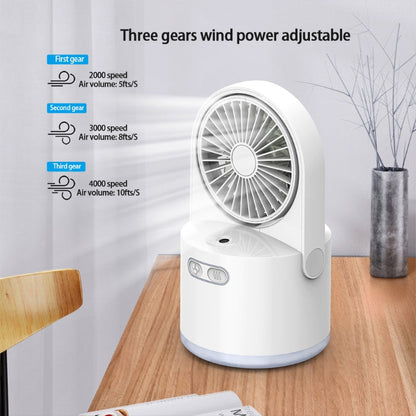 USB Charging Humidification Spray Small Fan Desktop Cooling Cooling Water Supply Fan Mini Portable Small Fan