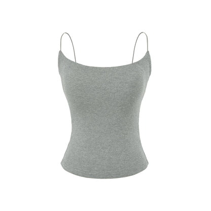 Slim fit sleeveless top for women