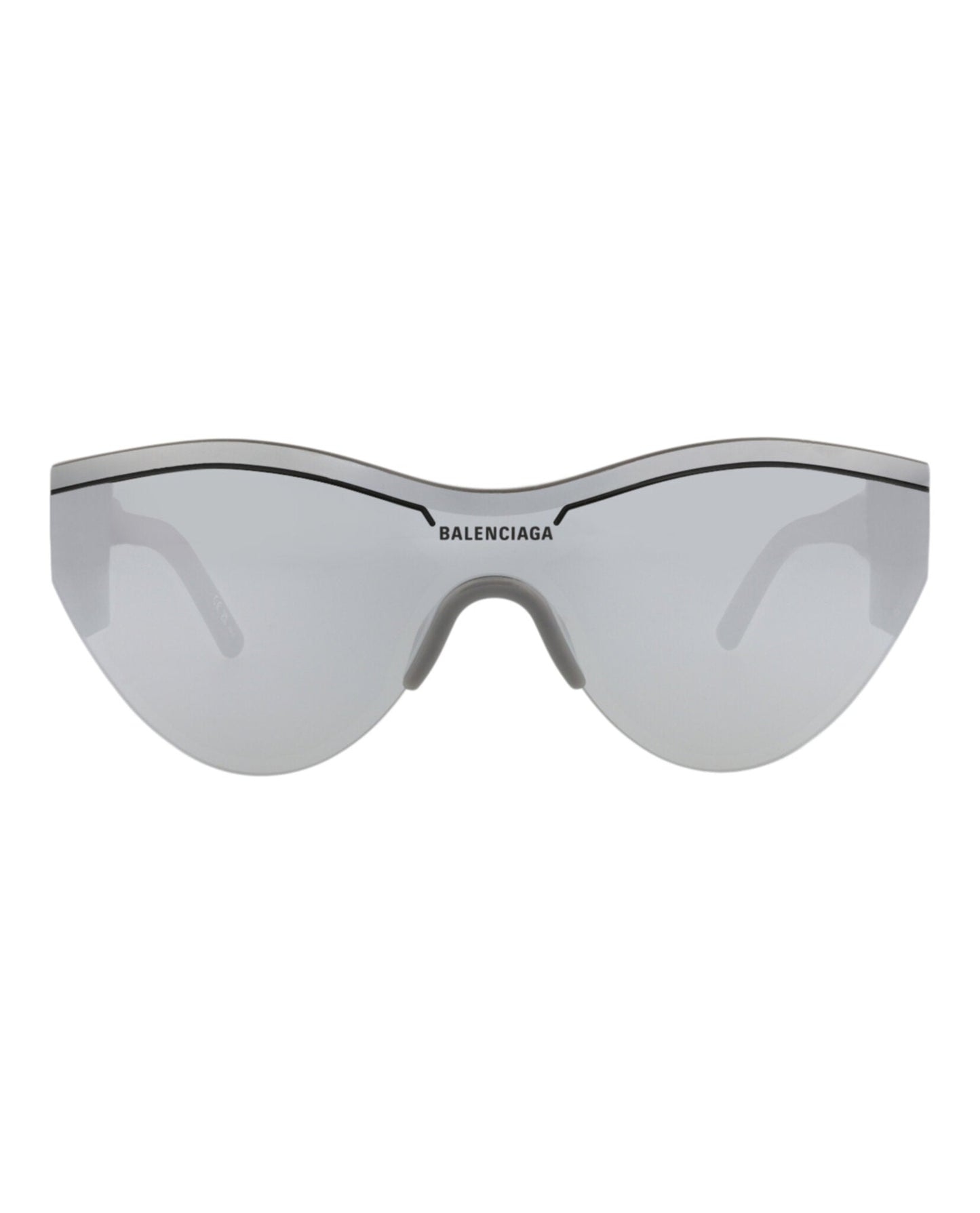 Balenciaga Shield-Frame Recycled Acetate Sunglasses