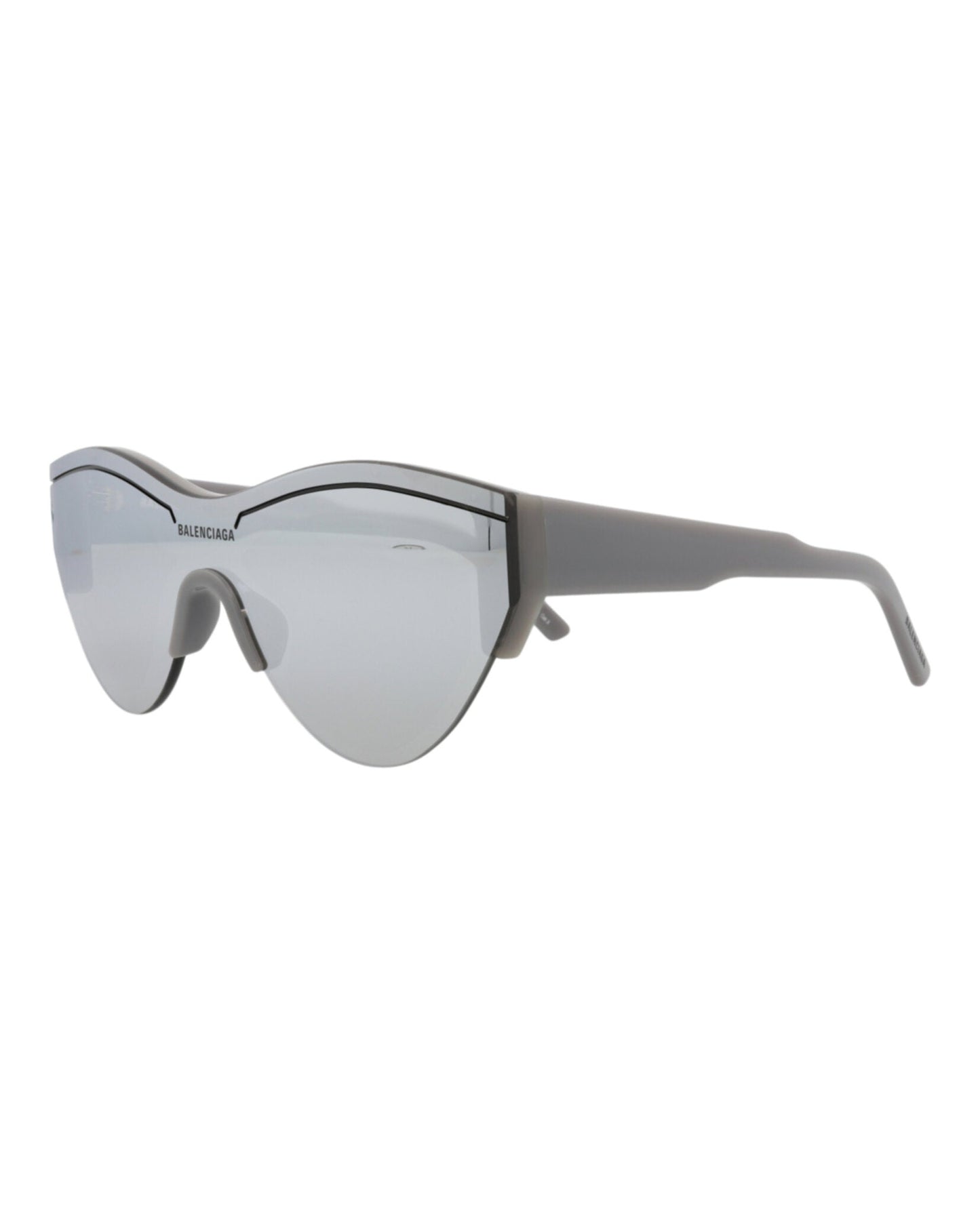 Balenciaga Shield-Frame Recycled Acetate Sunglasses