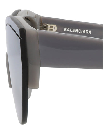 Balenciaga Shield-Frame Recycled Acetate Sunglasses