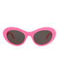 Balenciaga Round-Frame Recycled Acetate Sunglasses