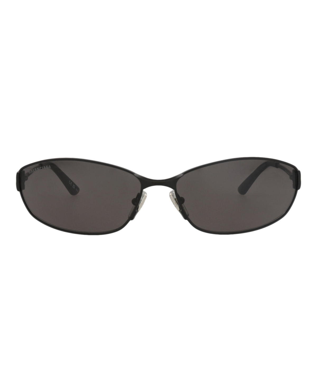Balenciaga Square-Frame Metal Sunglasses
