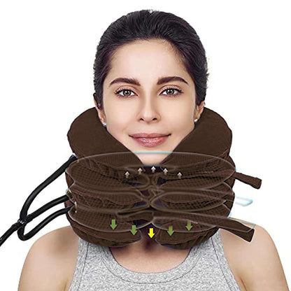 Cervical Traction Device Neck Support Pillow Adjustable Neck Stretcher