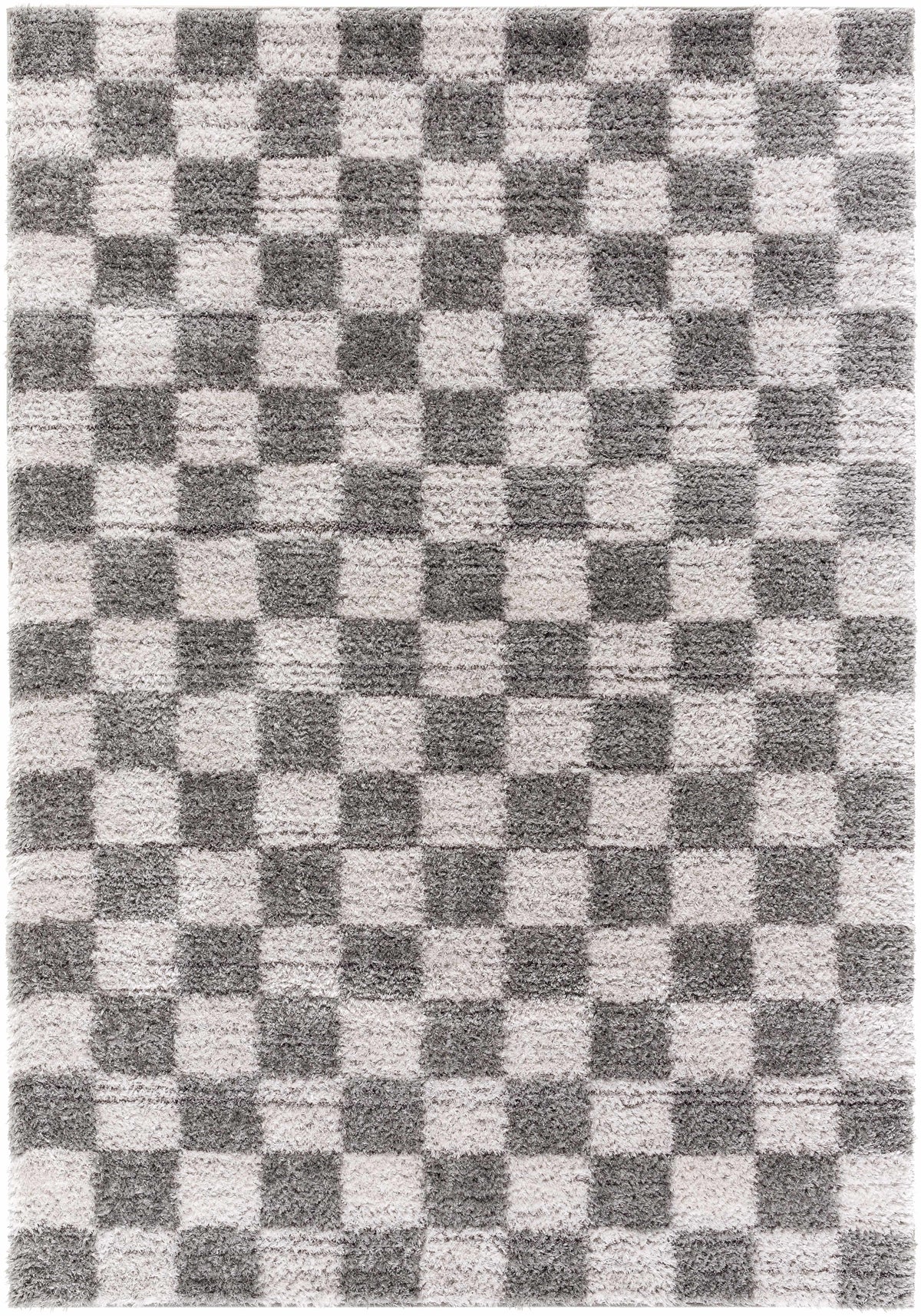 Belita Charcoal Luxe Shag Area Rug