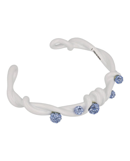Givenchy Twisted Crystal Embellished Bracelet