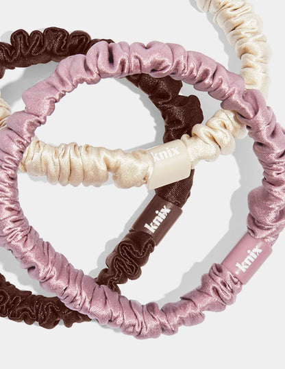 Silk Mini Scrunchies 3-Pack