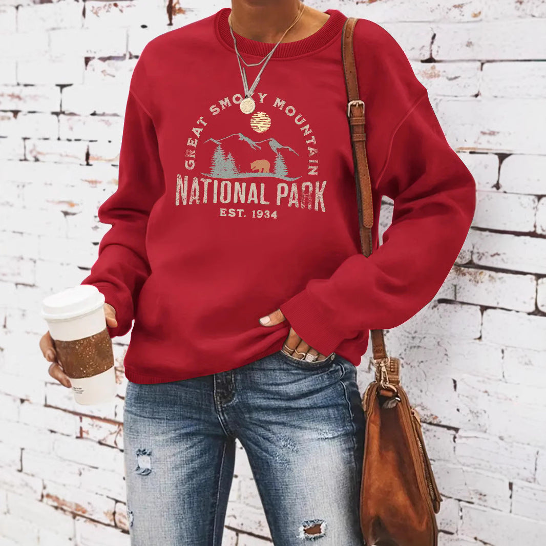 National Park printed hoodie