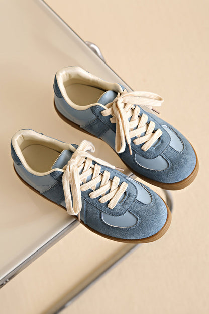 Threaded Pear Raina Two Tone Lace-up Sneakers