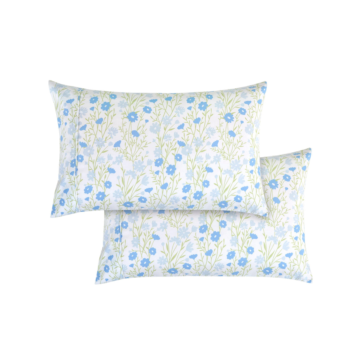 Elegant Comfort Floral and Stripe Pattern Pillowcases