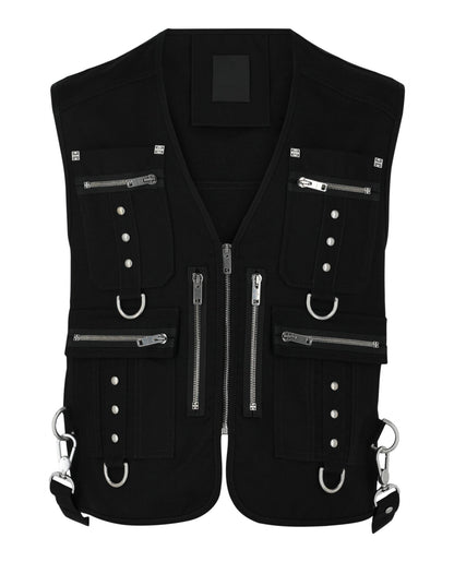 Givenchy Multi-Pocket Wool Vest