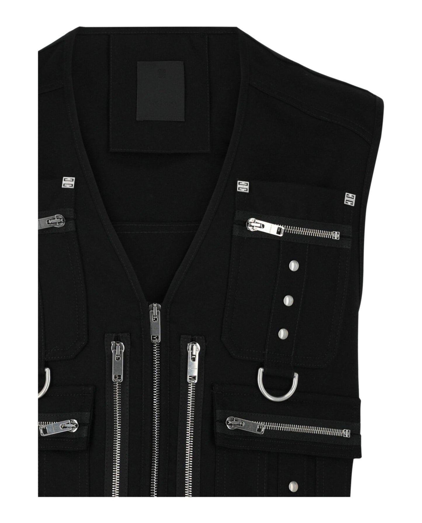 Givenchy Multi-Pocket Wool Vest