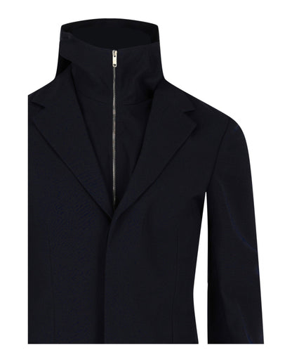 Givenchy Single-Breasted Layered Hooded Vest Set