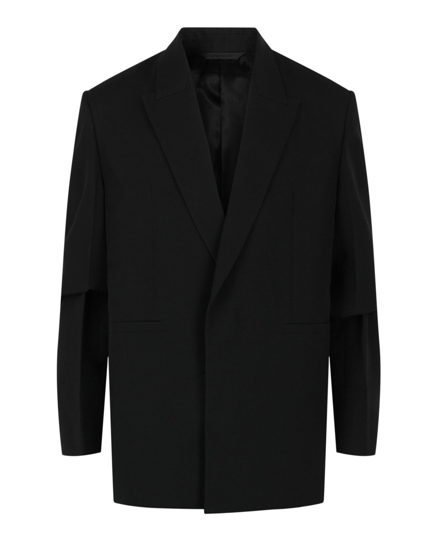 Givenchy Overlapped Lapel Oversized Blazer