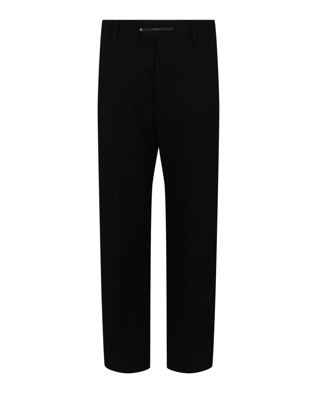 Givenchy Straight Fit Pants With Metal Clip Closure