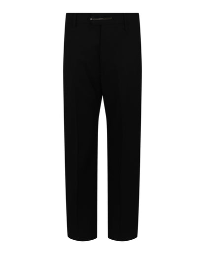 Givenchy Straight Fit Pants With Metal Clip Closure