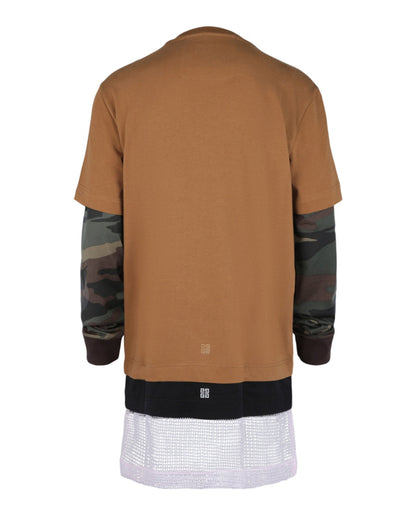 Givenchy Overlapped Long Sleeve T-Shirt