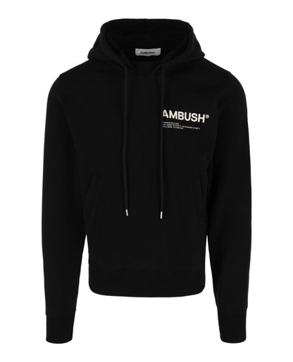 AMBUSH WKSP Logo-Print Hoodie