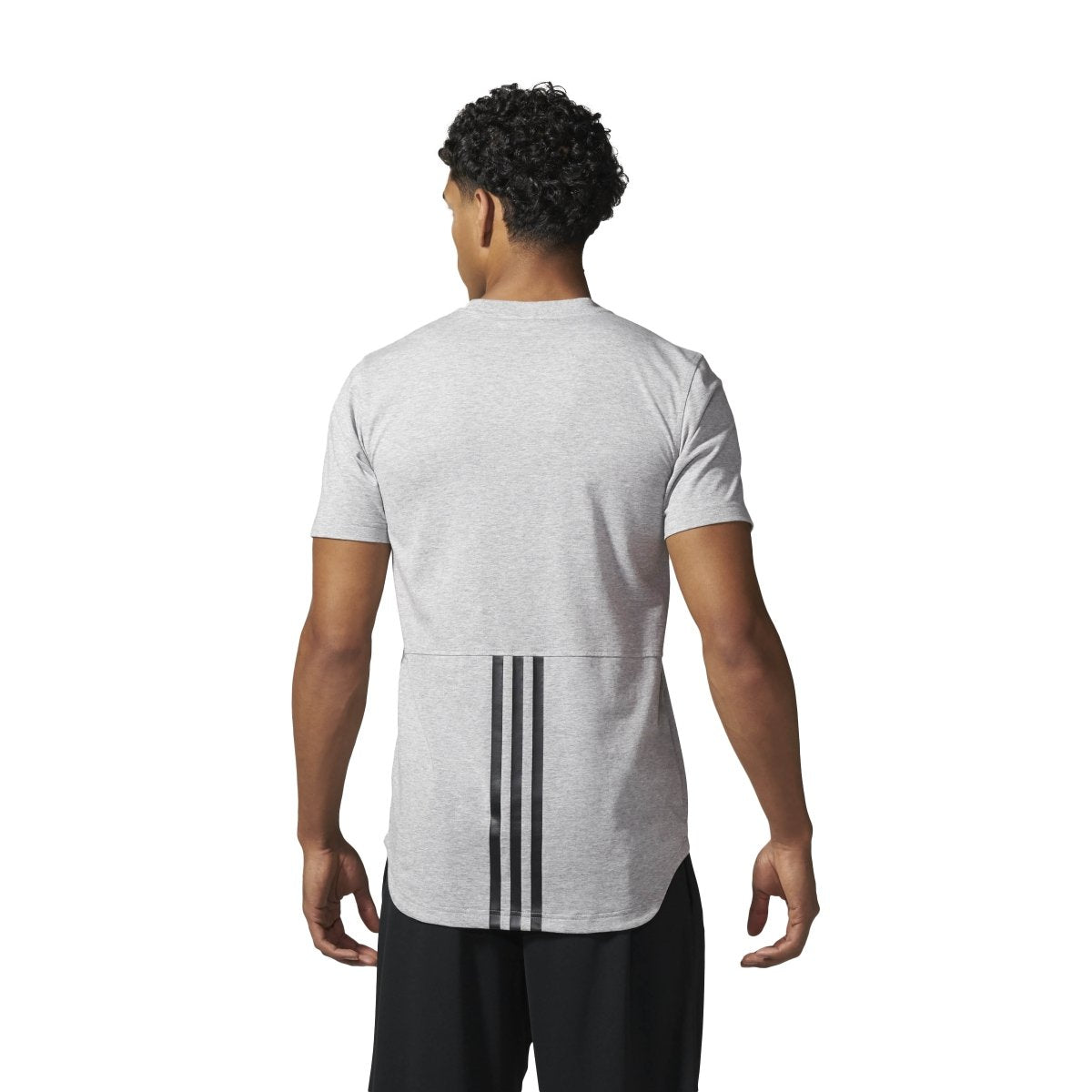 adidas Men's Essential Droptail 3 Stripe Tee T-Shirts