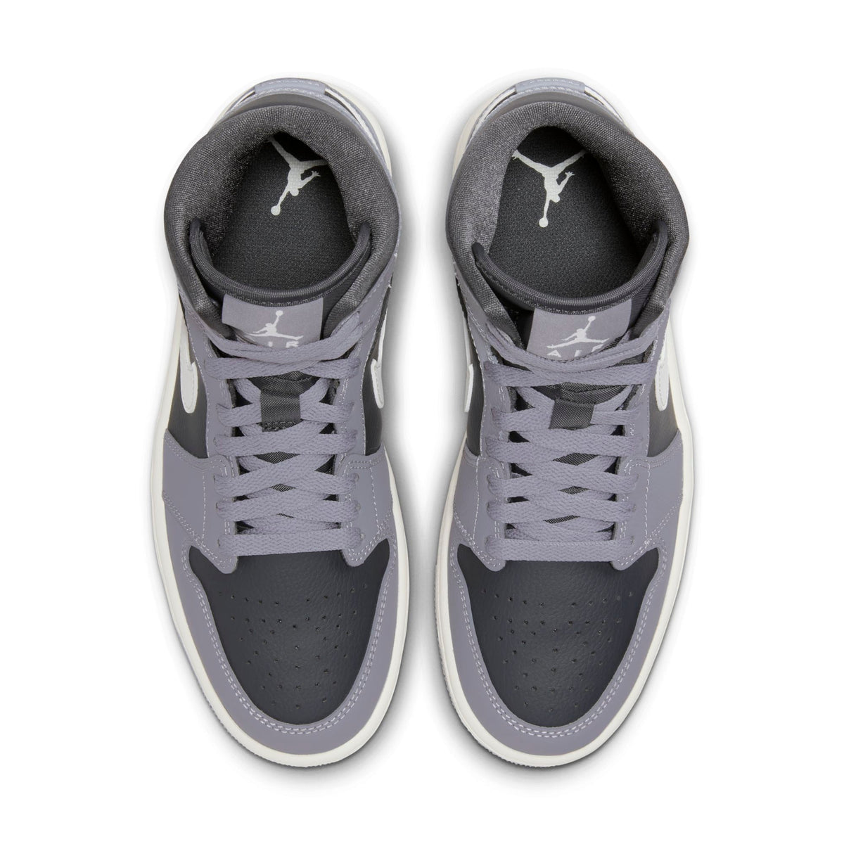 Air Jordan Women's Retro 1 Mid 'Cement Grey' W Sneakers