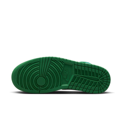 Air Jordan Women's Retro 1 Mid 'Lucky Green Aquatone' Sneakers