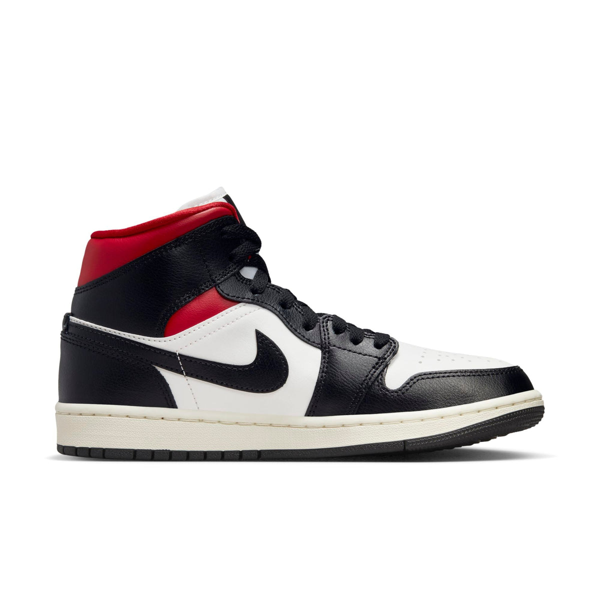 Air Jordan Women's Retro 1 Mid 'Gym Red Panda' Sneakers