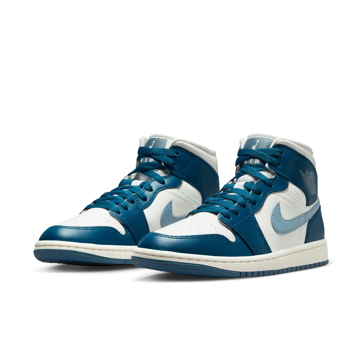 Air Jordan Women's Retro 1 Mid 'French Blue' Sneakers