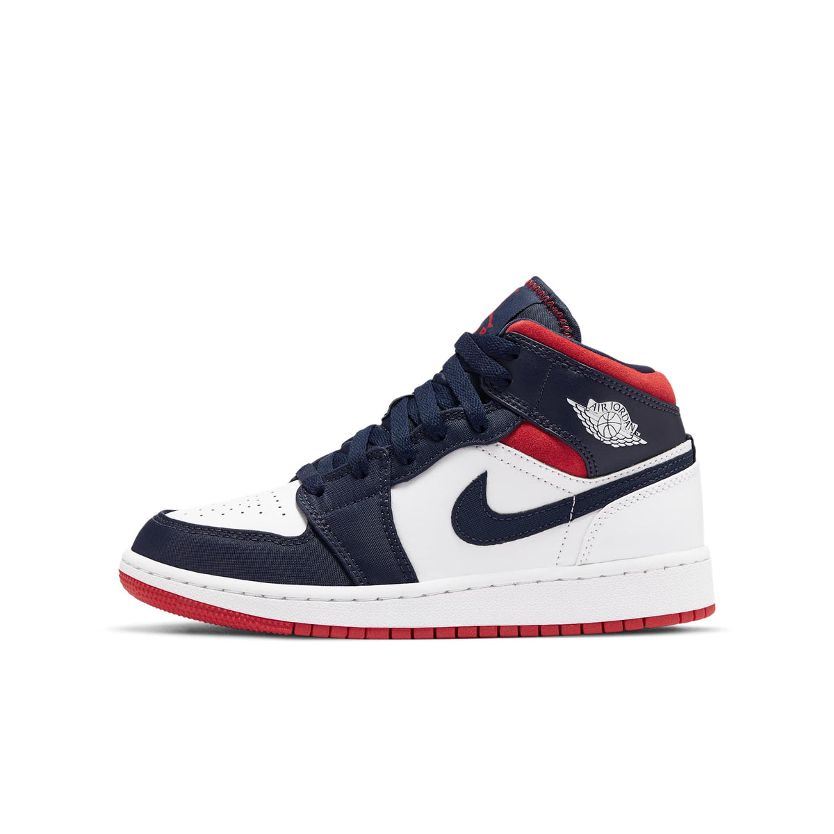 Air Jordan Grade School Retro 1 Mid 'Se Usa' Gs Sneakers